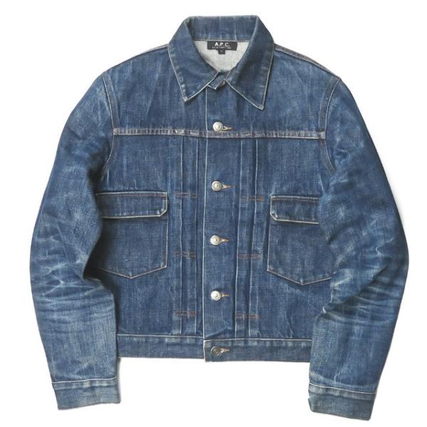 アーペーセー A.P.C. 日本製 2nd デニムジャケット S インディゴ 