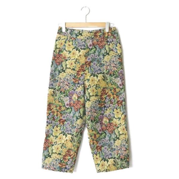 極美品 BEAMS BOY ビームスボーイ ゴブランファーマーパンツ 花柄 黒 BEAMS BOY（91315） スタイリング・コーディネイト｜BEAMS