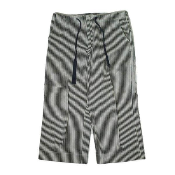 【ビームスボーイ】BEAMS BOYワイドパンツ ヒッコリー 日本製 BEAMS BOY - BEAMS BOY / ヒッコリー ワイド イージーパンツの