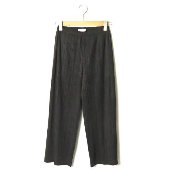 PLEATS PLEASE ブラック ワイドパンツ サイズ1 春秋用 2025年最新】PLEATS PLEASE カラー：ブラック系 ワイドパンツ