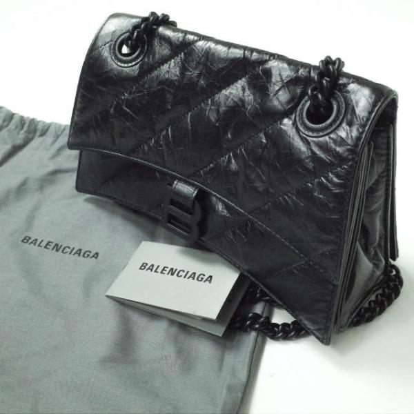 新品 BALENCIAGA バレンシアガ 22AW Crush Chain Bag S Quilted 新品 BALENCIAGA バレンシアガ 22AW Crush Chain Bag S Quilted