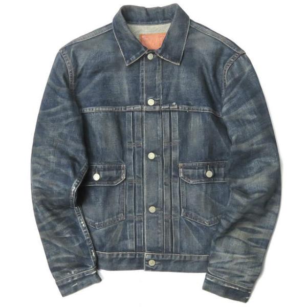 ダブルアールエル RRL アメリカ製 TYPE 2 DENIM JACKET CRAZY