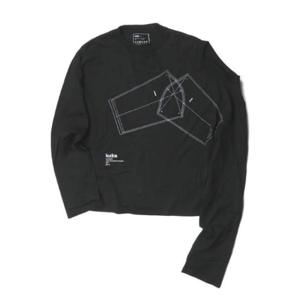 KUDOS クードス 19AW 日本製 WE ARE HERE T-SHIRT 変形 ロングスリーブ