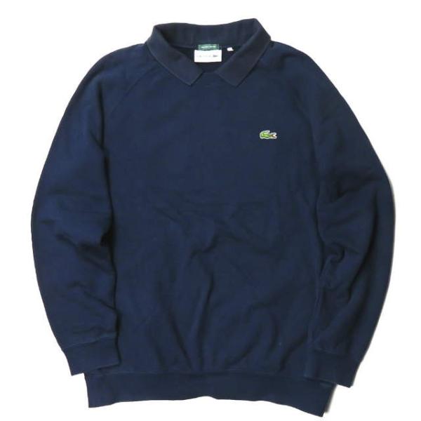 ラコステ ビームス LACOSTE x BEAMS 別注 ポロカラースウェット