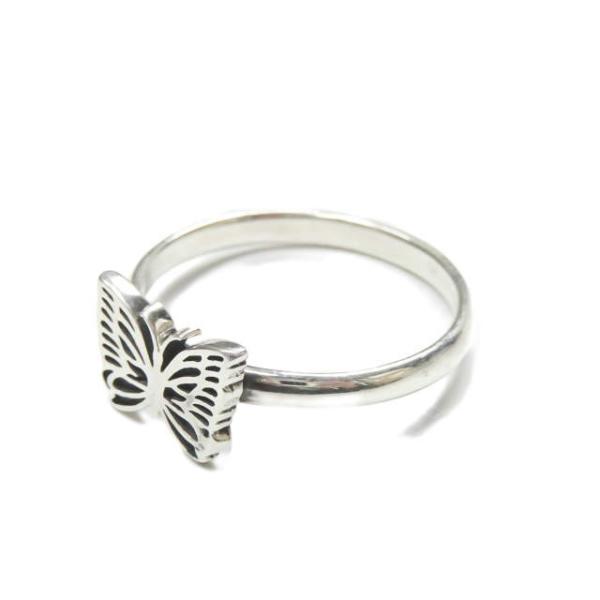 NEEDLES Silver Papillon Ring - Yahoo Shopping