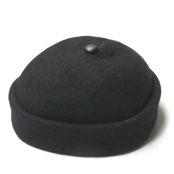 オーバーライド override BOILED WOOL WATCH LOW ボイルドウールワッチローキャップ 887190010 58cm ブラック マリンキャップ 帽子