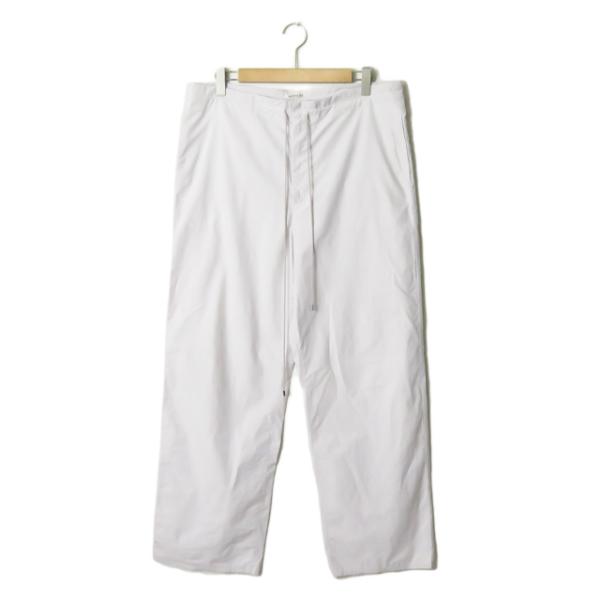 オーラリー AURALEE 20SS 日本製 WASHED FINX TWILL EASY WIDE PANTS