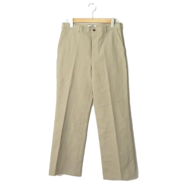 AURALEE 19AW 黒 フランネルスラックス サイズ4 AURALEE＞ WOOL FULLING FLANNEL STRIPE SLACKS/ストライプ