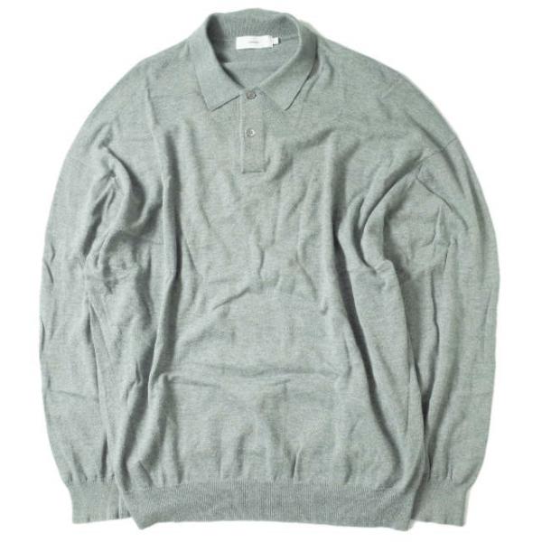 Graphpaper グラフペーパー 21SS Suvin Oversized L/S Polo Graphpaper グラフペーパー 21SS Suvin Oversized L/S Polo