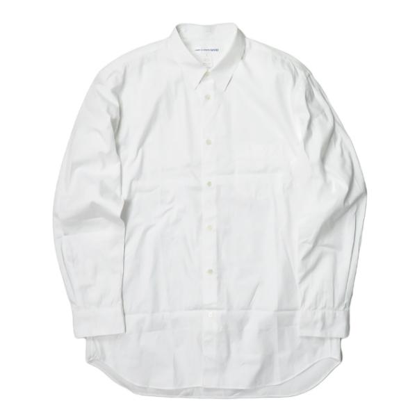 コムデギャルソンシャツ COMME des GARCONS SHIRT フランス製 FOREVER NARROW CLASSIC FIT SHIRT  ナロークラシックフィットシャツ CDGS2PL L ホワイト