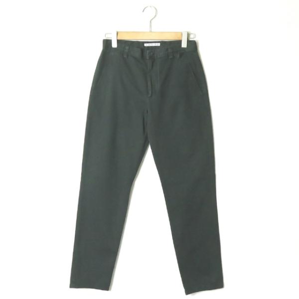 Acne Studios アクネストゥディオズ 18SS ISHIR PSS18 コットンツイルトラウザーパンツ 44 ダークグリーン チノ テーパード ボトムス【中古】【Acne Studios】 looponline_mm8841