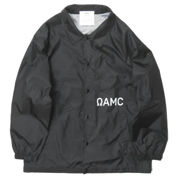 オーエーエムシー OAMC 17AW イタリア製 STAFF COACH JACKET スタッフコーチジャケット I025015 L ブラック  スタッフジャケット OVER ALL MASTER CLOTH