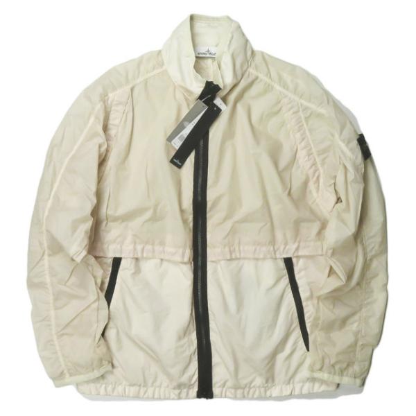 ストーンアイランド STONE ISLAND LAMY VELOUR ナイロンスタンドカラーブルゾン 701542031 XL STUCCO 製品染め  アウター