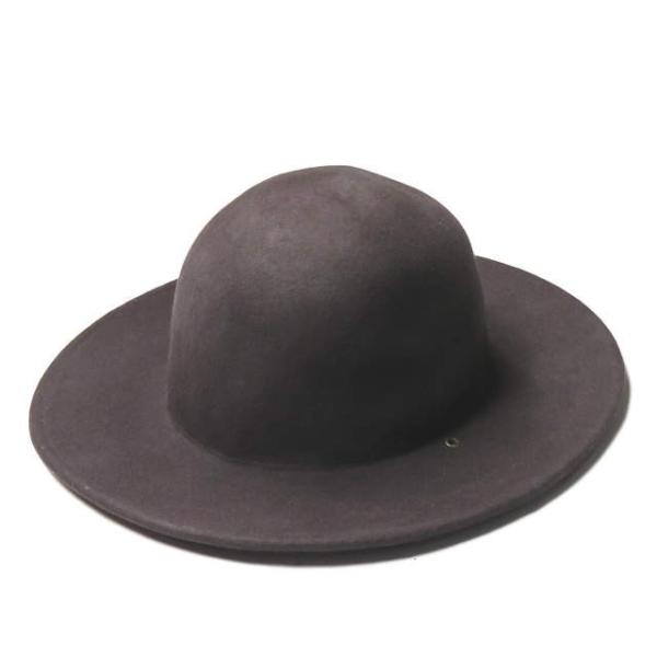 ブリクストン BRIXTON TILLER FELT HAT ウールフェルトボーラーハット L(60cm) ブラウン 帽子