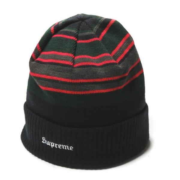 シュプリーム Supreme 16AW カナダ製 Multi Stripe Beanie
