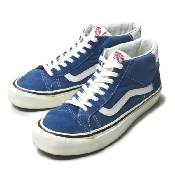 バンズ VANS Style 37 MID SKOOL ミッドスクール US9.5(27.5cm) ブルー