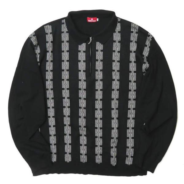 ヘルレイザー HELLRAZOR 19AW Chain Half Zip Knit Sweater