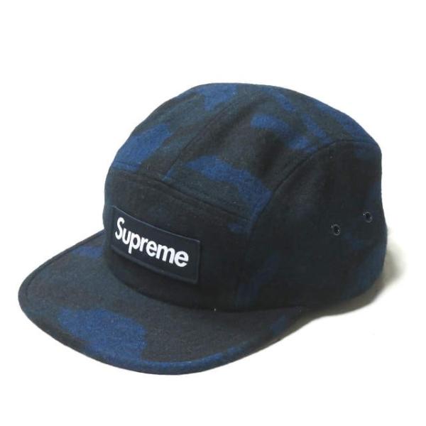 supreme blue camo hat