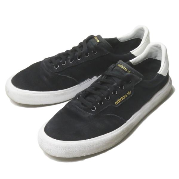 アディダス スケートボーディング adidas skateboarding 3MC スケート ローカットスニーカー B22703 US9.5(27.5cm) ブラック スニーカー シューズ