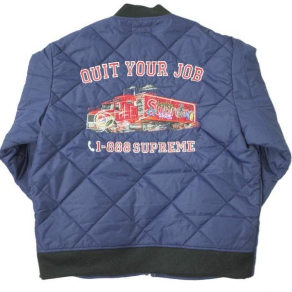 Supreme シュプリーム 21AW Quit Your Job Quilted Work Jacket Supreme シュプリーム 21AW Quit Your Job Quilted Work Jacket