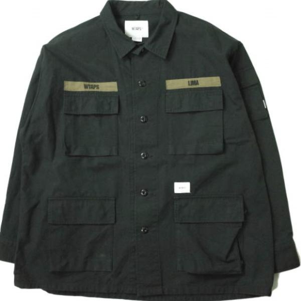 wtaps BLACKシャツ　221BRDT-SHM03 looponline_s18211