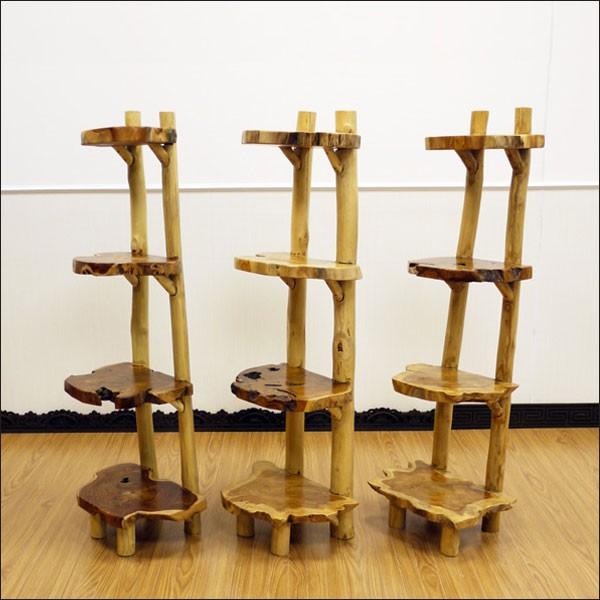 アジアン家具☆アンティーク バリ 木製☆4段