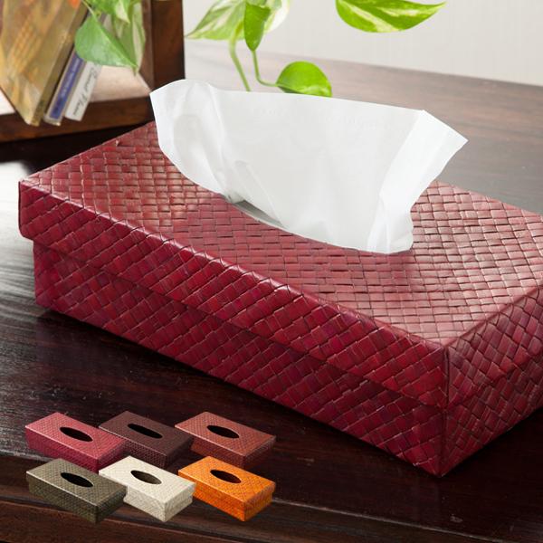ティッシュケース ティッシュボックス ティッシュカバー ティシュペーパーケース おしゃれ 車 アジアン雑貨 バリ島 雑貨 インテリア雑貨 パンダン■カラーグリーン/【49395】ナチュラル/【49396】パープル/【49397】ダークブラウ...