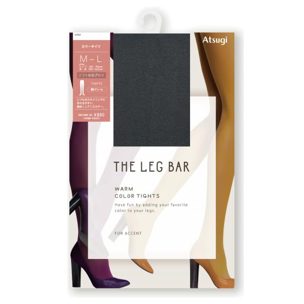 THE LEG BAR 80デニール タイツ 全8色 M-L L-LL カラータイツ レディース ニュアンスカラー D1PK