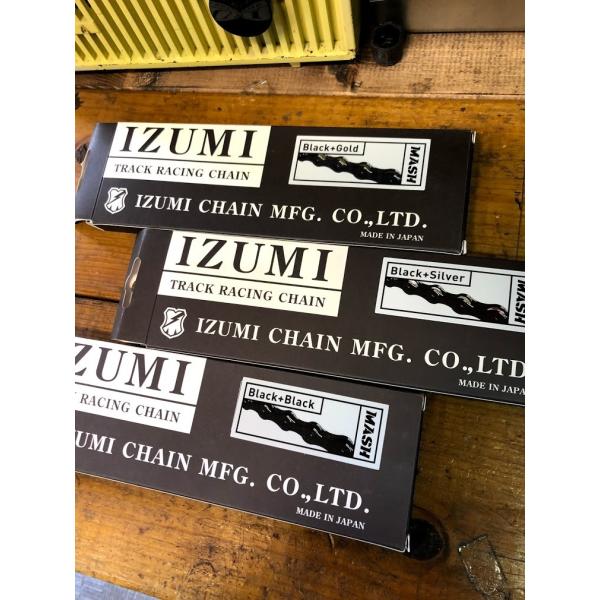 IZUMI ｘ MASH コラボレーションチェーン　JET BLACK ジェットブラック　ピスト FIXED 固定 シングルスピード