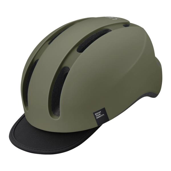 OGK KABUTO：Canvas Urban MATTE OLIVE オージーケーカブト キャンバス アーバン マットオリーブ　　ヘルメット クロスバイク MTB 街乗り