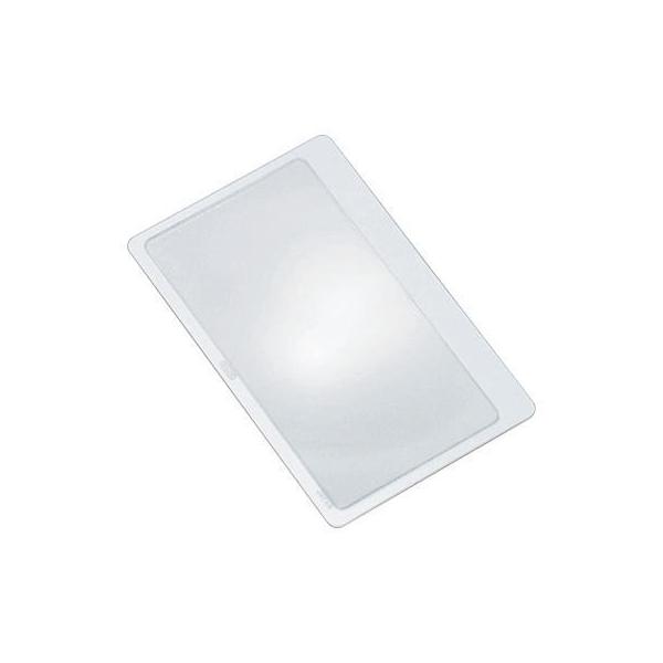 カードルーペ 3.5倍 日本製 薄くて 軽い 携帯用 拡大鏡 名刺サイズ シート フレンネルレンズ 国産 虫眼鏡 虫めがね 読書 文庫本の栞に しおり 母の日 父の日 敬老の日 軽量 コンパクト《ポイント》薄くて軽い人気のフレンネルルーペ。...