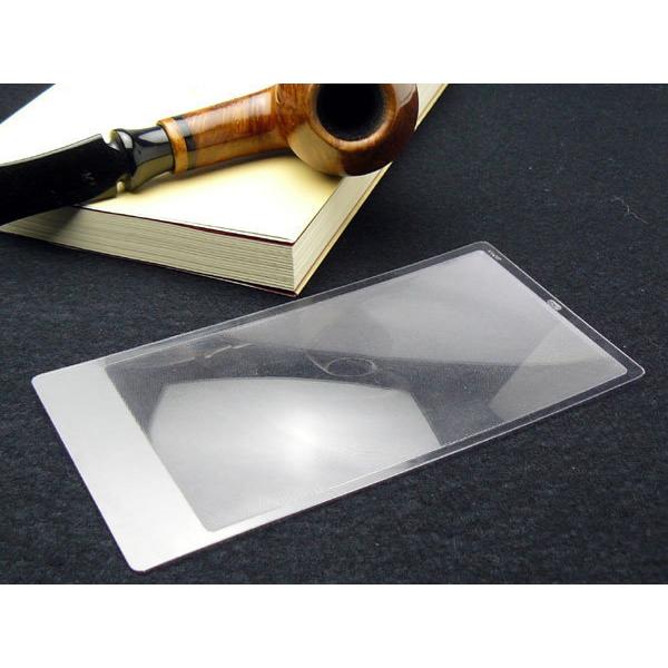 カードルーペ 2倍 日本製 薄くて 軽い 携帯用 拡大鏡 シート フレンネルレンズ 虫眼鏡 虫めがね 手帳サイズ 読書 栞 しおり 母の日 父の日 敬老の日 軽量 コンパクト《ポイント》薄くて軽い人気のフレンネルルーペ。フレネルレンズだから...