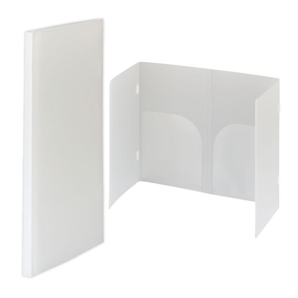 オフィスや自宅、学校や飲食店などでの飛沫感染予防に。商品サイズ:幅20mm×奥行252mm×高さ450mm■商品サイズ：幅20mm×奥行252mm×高さ450mm■本体重量：451g■材質：本体/ポリプロピレン(生地厚1.0mm)、ポケット...