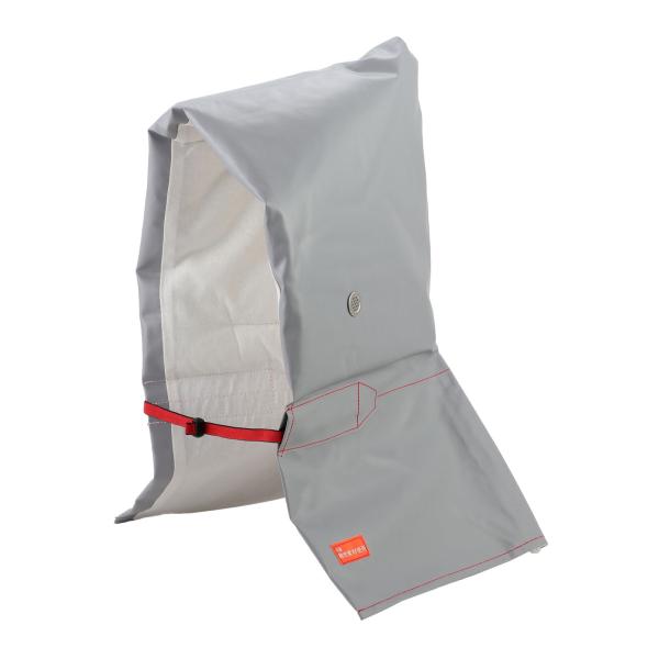 地震や火災の危険から頭部を守る大人用の防災ずきんです。炎や衝撃から頭をしっかりガード!商品サイズ:270×500mm■商品サイズ：270×500mm■材質：アルミ加工難燃素材、難燃性わた、ポリエステル■生産国：中国●防災難燃素材使用で衝撃吸...