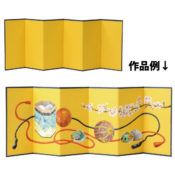 金屏風 六曲 小 屏風 びょうぶ 画材 ひな祭り 飾り 雑貨 手作り キット ミニ 雛人形用 展示 :atc-07443:ルーペスタジオ 通販 アーテック ArTec 金屏風 四曲