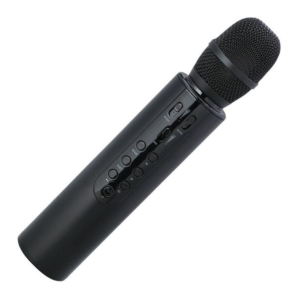 拡声器付きマイク。商品サイズ:本体サイズφ50×250mm■商品サイズ：本体サイズφ50×250mm■重量：405g■材質：鉄■最大出力：5W×2(スピーカー2個内臓)■インピーダンス：4Ω■バッテリー容量：2000mAh■USBケーブル充...