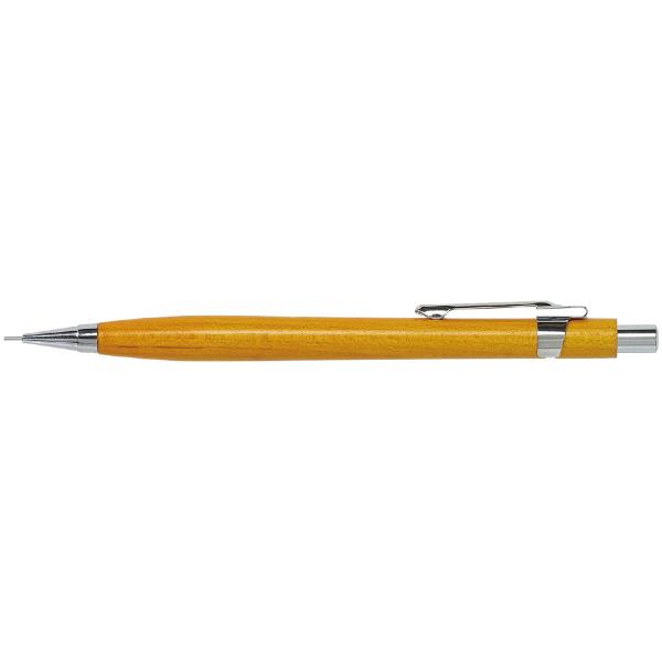 木製ブラウンシャープペンシル値下げ⭕️ Amazon.co.jp: バディ 木軸 シャープペンシル 0.5mm【シルバー