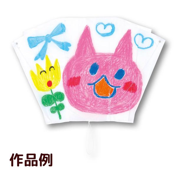 ほねがないから折りたためる!切って貼るだけのかざりシート付。商品サイズ:シート/680×460mm、たこ糸/50m■商品サイズ：シート/680×460mm、たこ糸/50m■1個重量：52g■材質：シート/ナイロン、たこ糸/ナイロン■セット内...