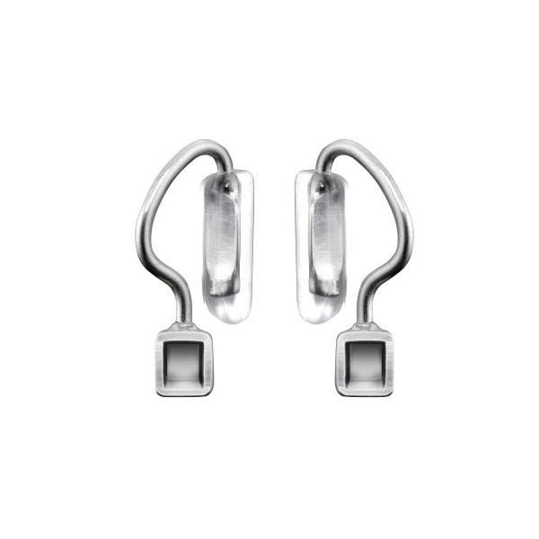 フレームに貼るだけ。簡単に取り付けできるパッド足。【※メガネ店様向け商品】■対応ネジ：1.2mm■素材：アーム部/βチタン材樹脂部/アセテート材■タイプ：貼り付けタイプ■注意：※メガネ店様向けの商品です。取り付けには、専門的な知識や経験が必...