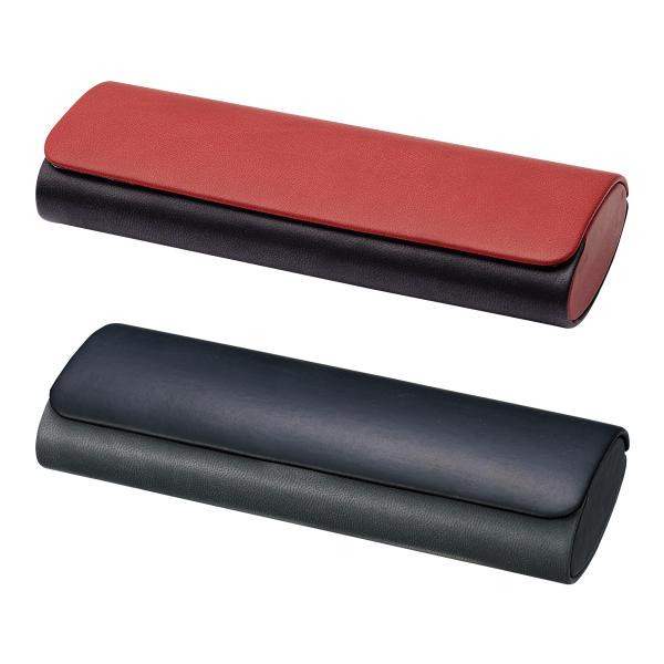 メガネケースSA-60。内寸(約):W150×D53×H30mm■素材：アルミ/合皮■鼻当：なし■内貼り：グレー■重量：約58g■内寸(約)：W150×D53×H30mm■その他：ボタンマグネット式、ハード※マグネット式のケースは磁気の影響...