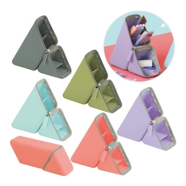 他サイト： ペンケース スタンド おしゃれ かわいい ペン立て おすすめ 文具 文房具 コスメ 小物入れ シンプル 収納 整理 カクスタ ポータブルペン立ての商品画像