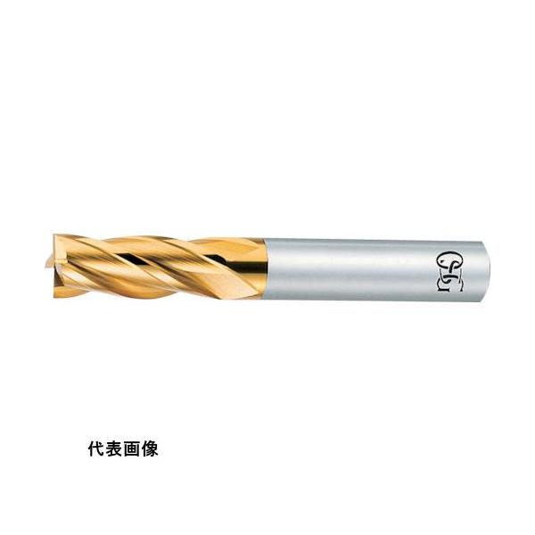 OSG  HSS-CO. ф2(２刃)×６(刃長)  TIN-EDN   ８本 OSG（オーエスジー） ハイスエンドミル TIN 2刃ショート 8 EXTINEDS8