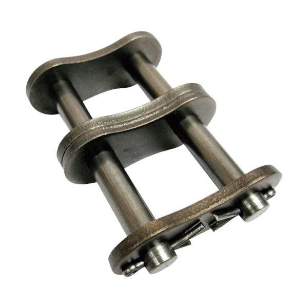 メカトロ部品 軸受・駆動機器・伝導部品 チェーン ●JIS規格品です。●列数：2列●適合チェーンNo.：80●タイプ：CPタイプ●ジョイントリンク(割りピン形)●スチール●25-OL（オフセットリンク）は2ピッチ形です。