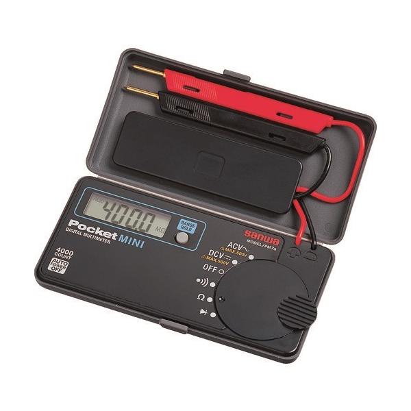 デジタルテスタ 電気測定 SANWA ポケット型デジタルマルチメータ [PM7A] PM7A 販売単位：1 送料無料