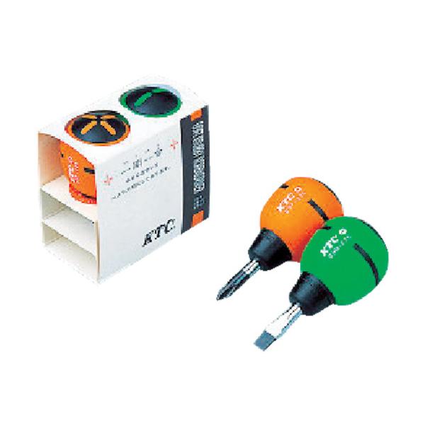 KTC ギフト用ドライバセット(2本組) スタッビ 刃先NO.2、マイナス6 [TD902] TD902 販売単位：1