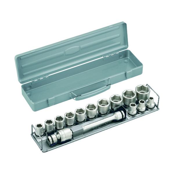 TONE インパクト用ソケットセット(メタルトレー付) 15pcs 差込角 TONE インパクト用ソケットセット(メタルトレー付) 15pcs 差込角