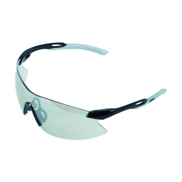 保護具 保護メガネ・防災面 一眼型保護メガネ ●スポーツタイプで屋外の作業でも似合います。●UVカット(99.9%)仕様のレンズです。●レンズ色：アドバンストミラー●テンプル色：黒/グレー●フレーム色：ブラック●幅(mm)：153.9●高さ...