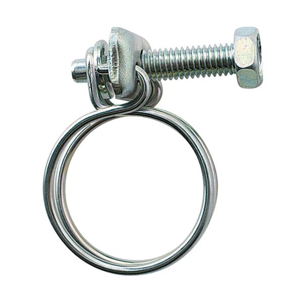 園芸用品 ホース・散水用品 ホースバンド ●ワイヤータイプのドライバー締めホースバンドです。●ホース固定用。●最大径(mm)：13●最小径(mm)：11●厚さ(mm)：1●ねじサイズL：M3×16●スチール●バンド・ネジ：鋼、メッキ●ワッシ...