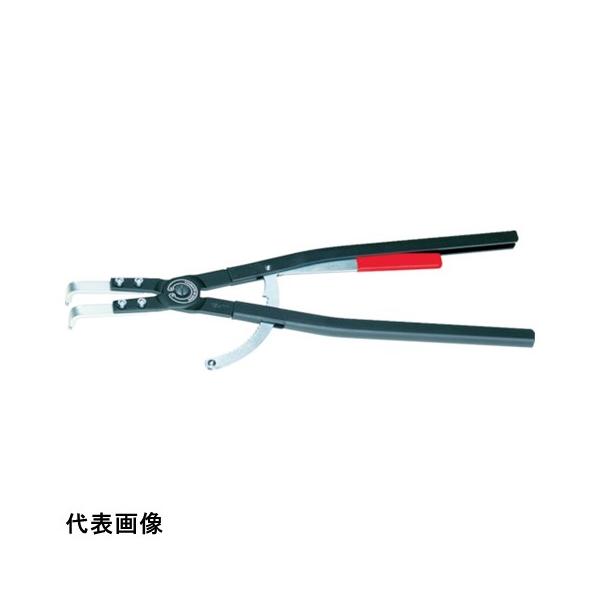 KNIPEX 4620-A51 軸用スナップリングプライヤー 曲 [4620-A51] 4620A51