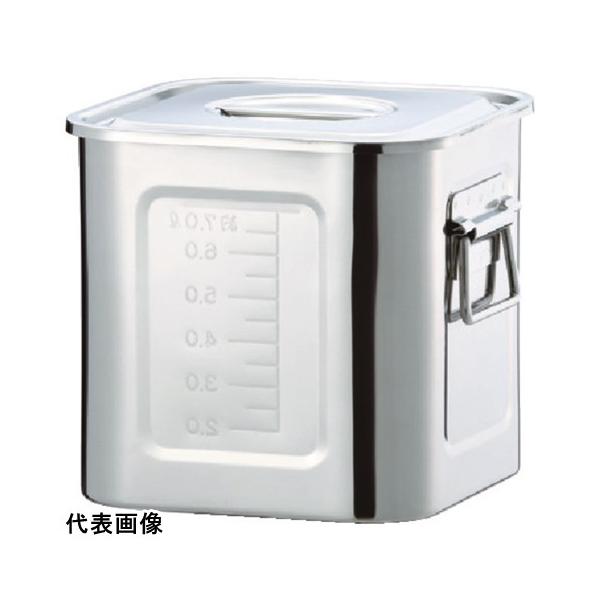 TRUSCO トラスコ中山 ステンレス角タンク 12.6L 240 取手付 [T TRUSCO トラスコ中山 ステンレス角タンク 12.6L 240 取手付 [T